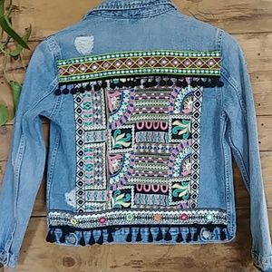 Printed Denim Jacket